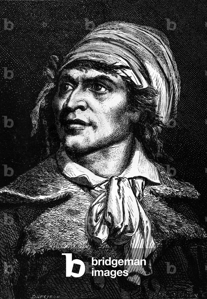 Jean Paul Marat (1743-1793) French politician during French Revolution also physician, journalist (paper 