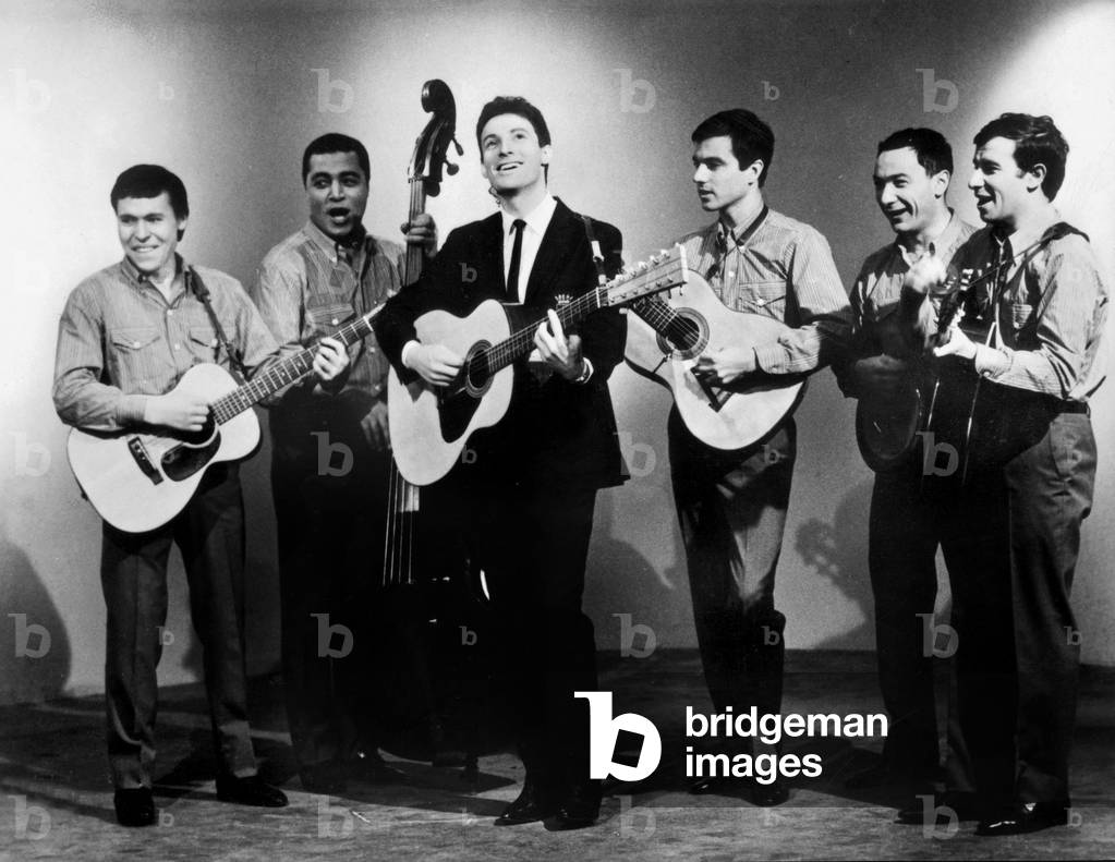 Hugues Aufray and his Skiffler Group in 1964