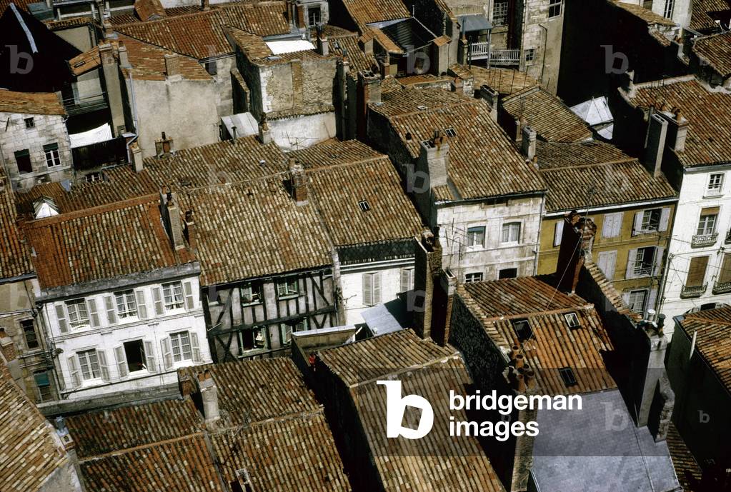 La Rochelle, France : houses, 60's