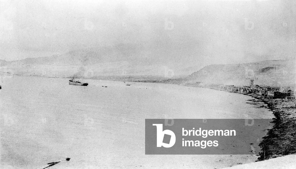 St Pierre de la Martinique after May 1902 (after eruption of Mount Pelee)
