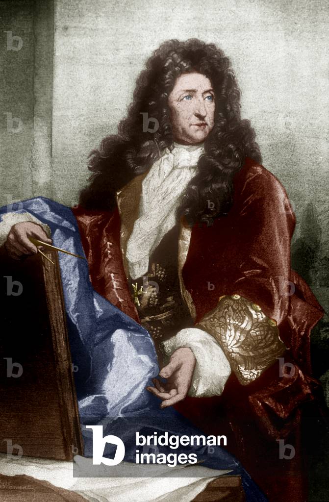 Andre Le Notre (1613-1700) (engraving)