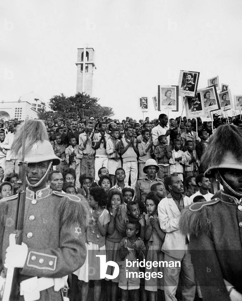 Visit of the Queen ElizabethII, in Addis-Abeda Ethiopia February 4, 1965