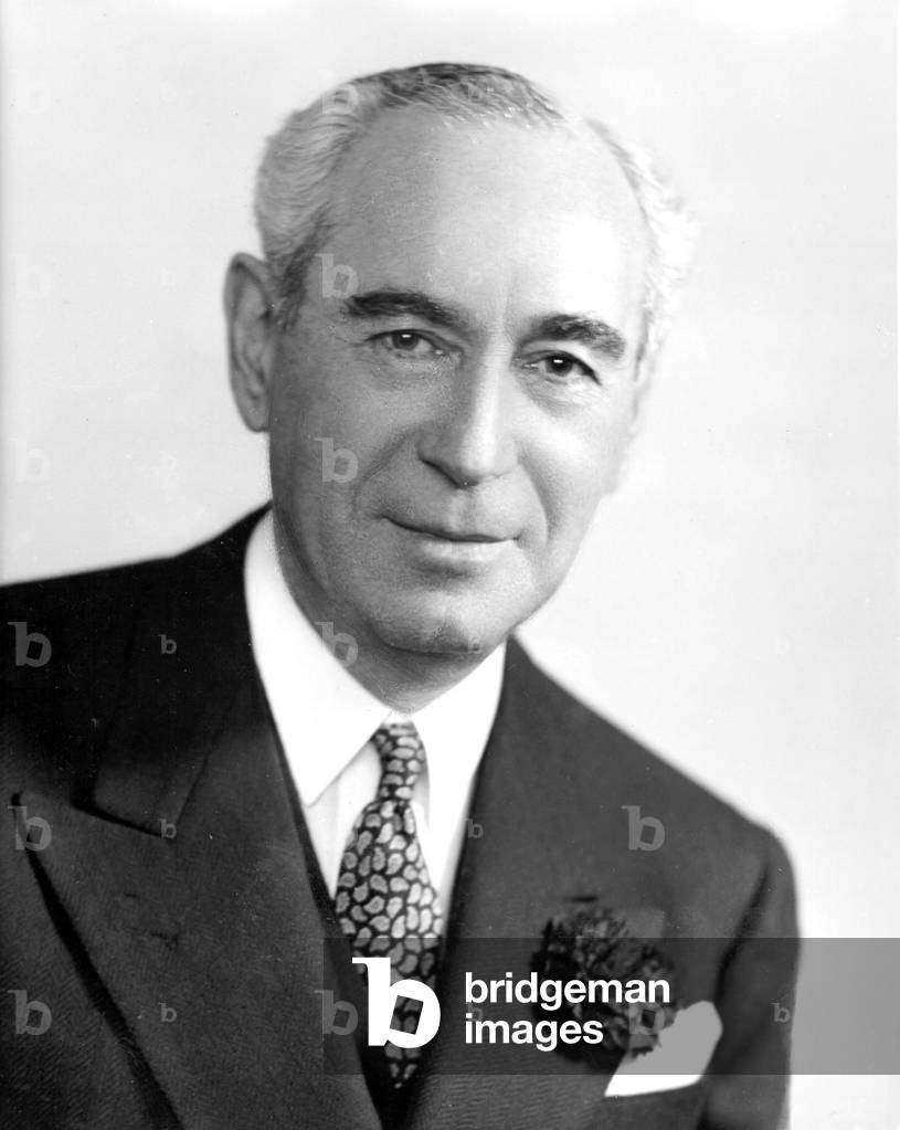 Albert Lasker (1880-1952) American publicist here around 1940 (his name was donee to a medical research prize) - Albert Lasker (1880-1952) American advertising executive here c. 1940