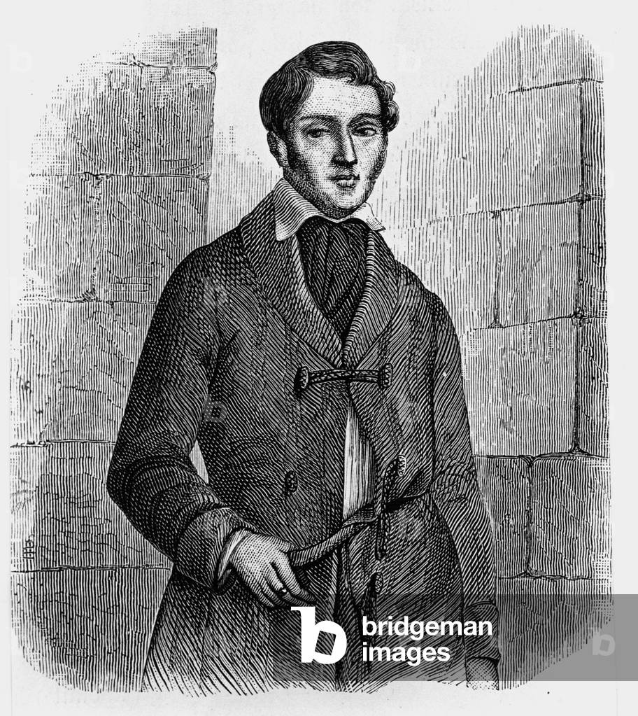 Silvio Pellico in Prison (engraving)