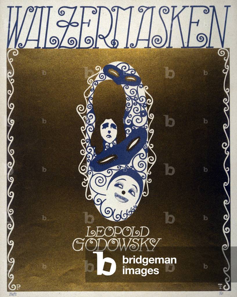 Leopold Godowsky's Walzermasken Partition Cover