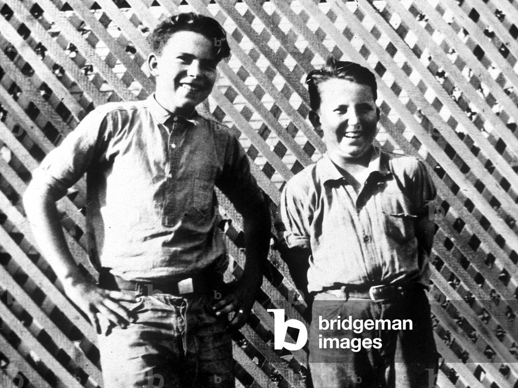 Richard Nixon at 13, with a friend in 1926