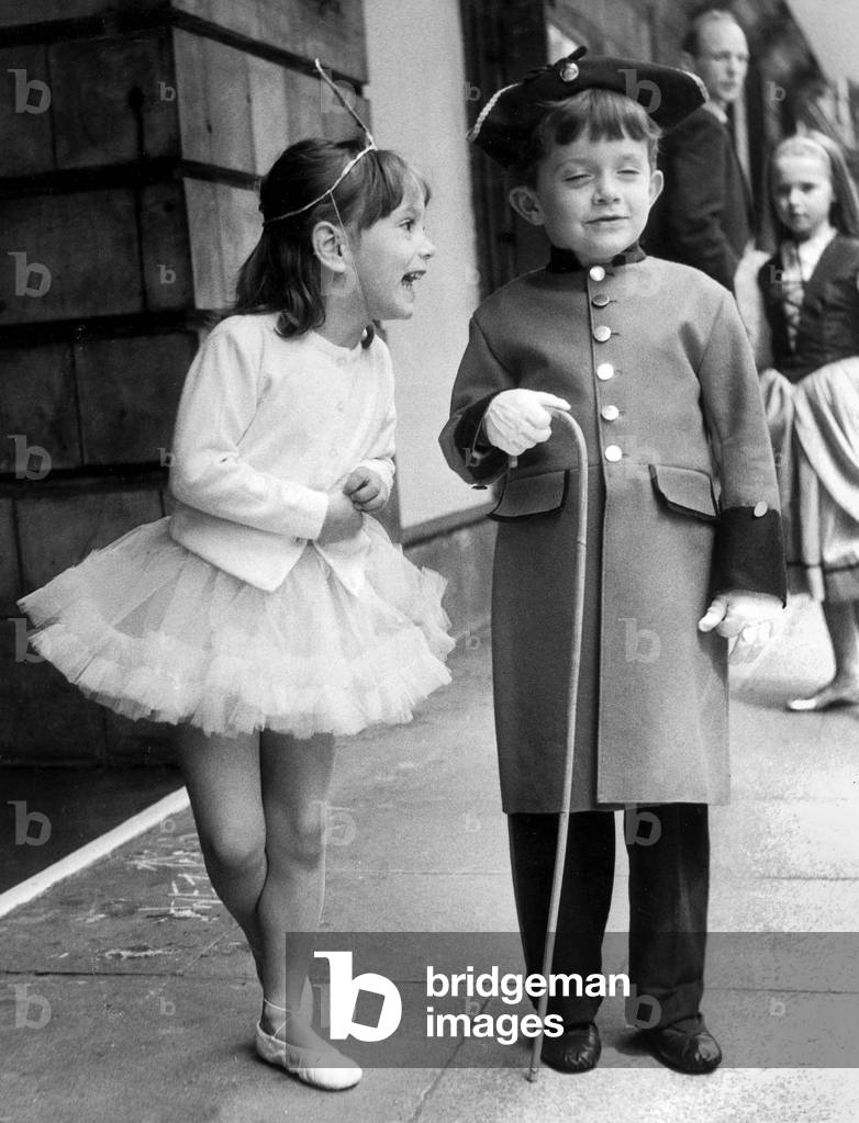 Anna and Anthony the children of Princess Lee Radziwill sister of JackieKennedy here before theatre performance June 27, 1965