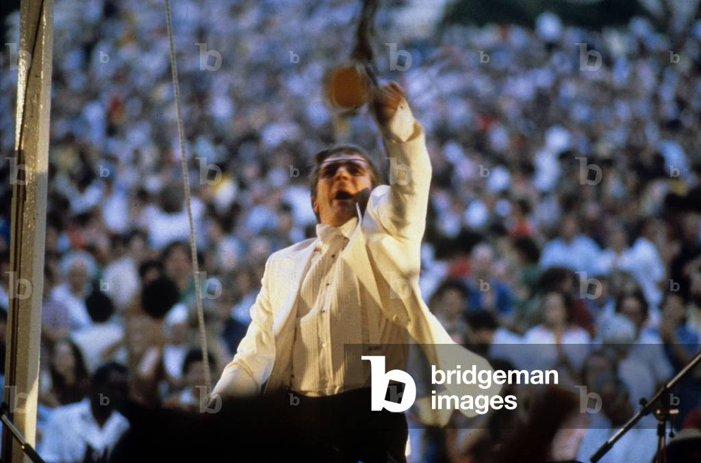Conductor Maksim Shostakovich at concert in Washington June 1981
