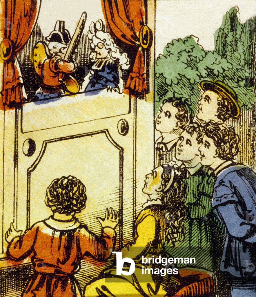 Puppets : Guignol, 19th century (Epinal print)