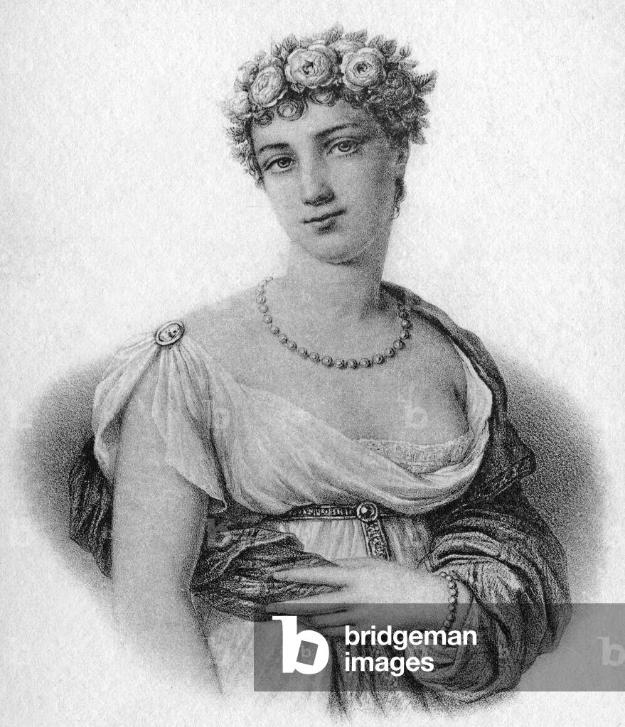Theresa Cabarrus Tallien (1773-1835), Princess of Caraman-Chimay, French political figure. divorced from the Marquis de Fontenay she joined the revolutionary Jean Lambert Tallien then became his wife, held a famous salon and influenced Neo-Greek fashion at the time of the Executive Board
