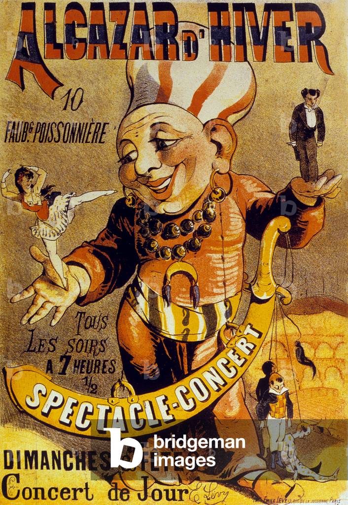 Cabaret Alcazar d Hiver Faubourg Poissonniere Spectacle concert