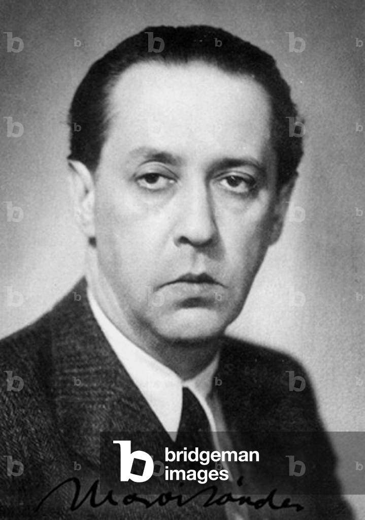 Sandor Grosschmied de Mara aka Sandor Marai (1900-1989) hungarian writer and journalist c; 1945