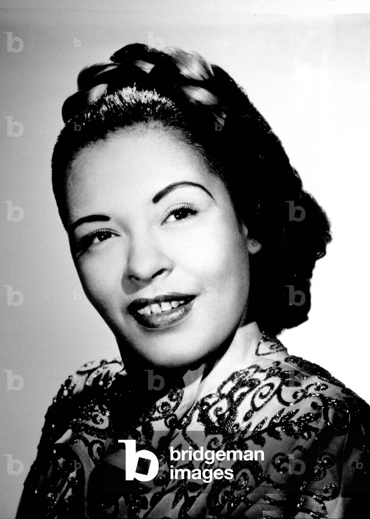 Jazz and blues Singer Billie Holiday (1915-1959) c. 1940