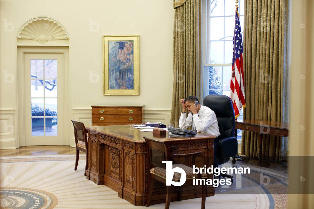 President Barack Obama in the Oval Office January 28, 2009 Official White House