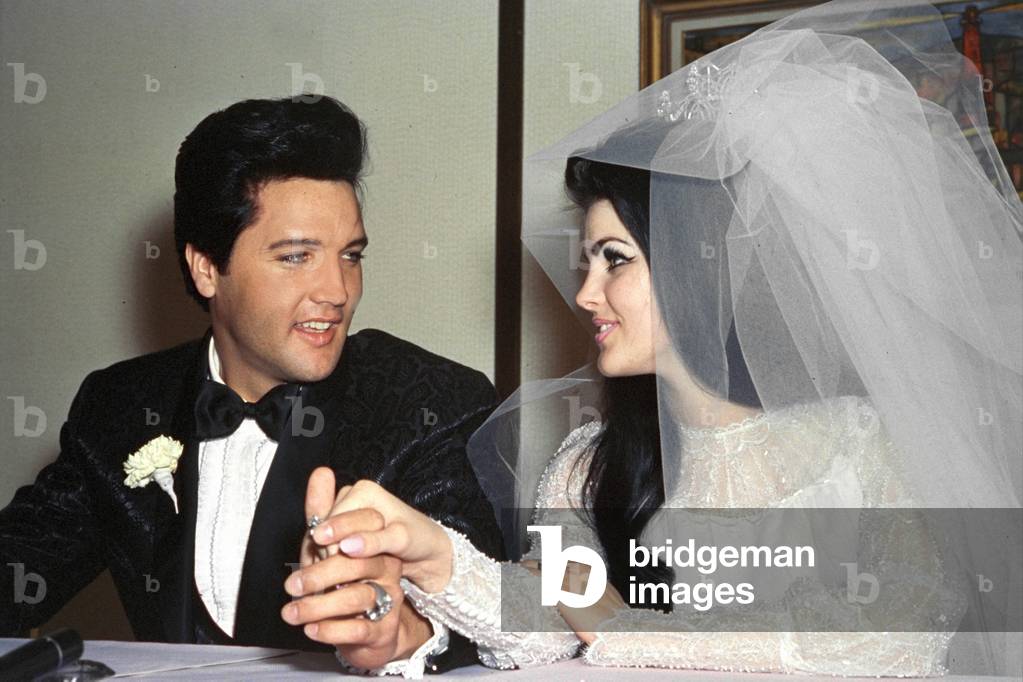 Wedding of Elvis Presley and Priscilla Beaulieu, Las Vegas, 1967 (photo)