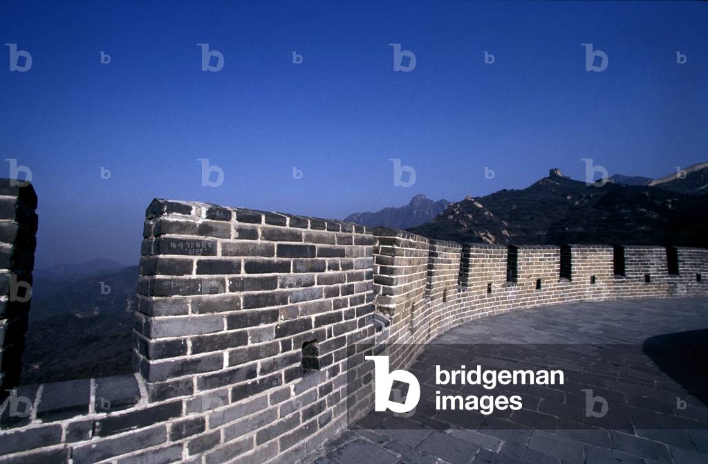 the Great Wall of China, photo taken on February 2001