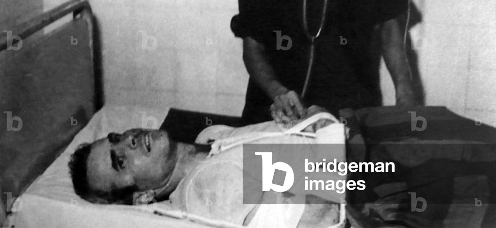 John McCain is administered to in a Hanoi, Vietnam hospital as a prisoner of war, 1967 (photo)