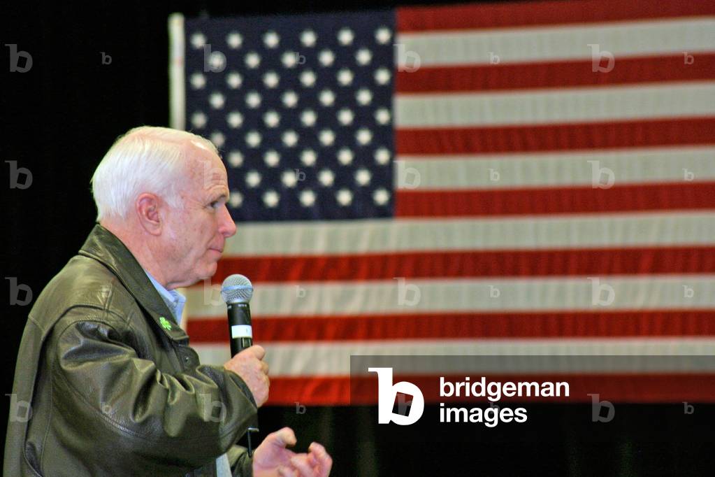 John McCain during the 2007 Republican Primary