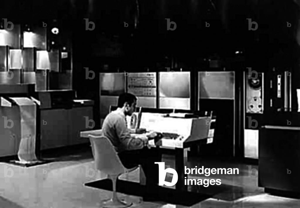 French computer Iris 50 produced from July 1968 by CII (Compagnie Internationale pour l'Informatique) as part of Plan Calcul (France must be independent from other countries for big computers)