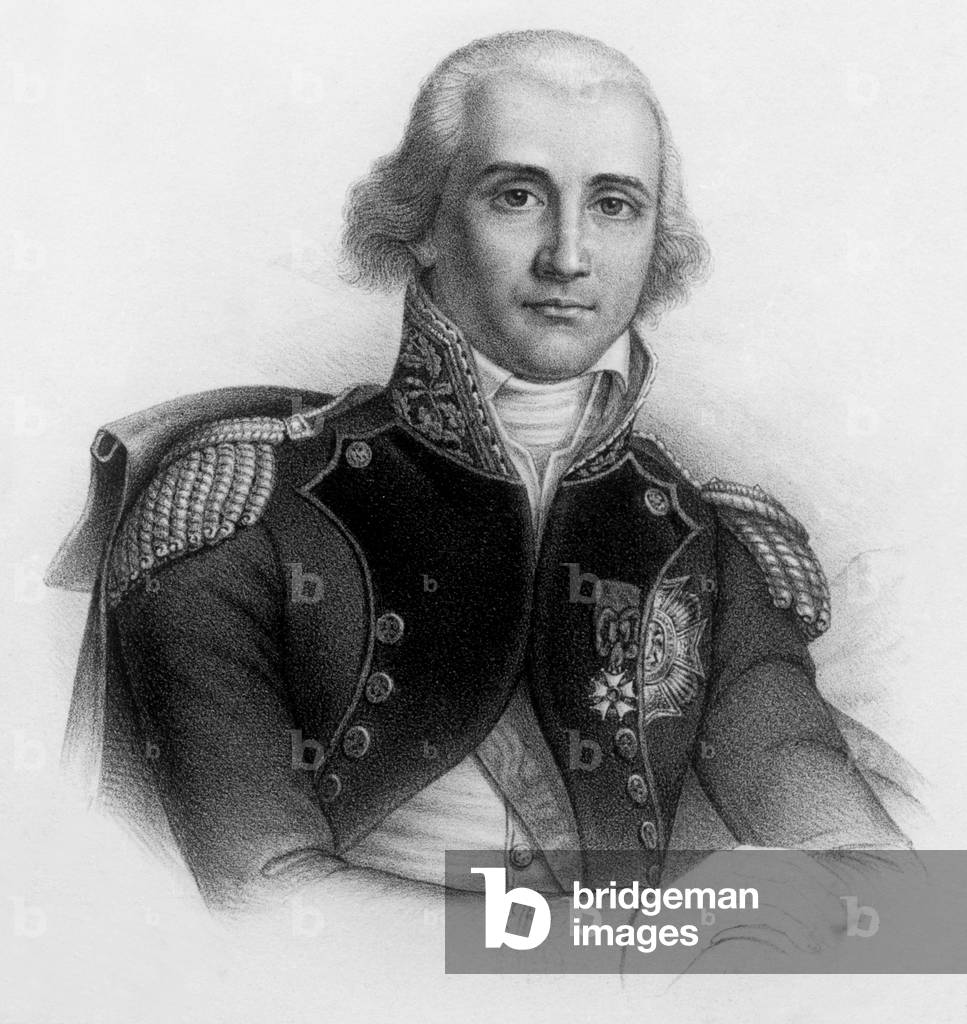 Armand Samuel de Marescot (1758-1832) French General, engraving