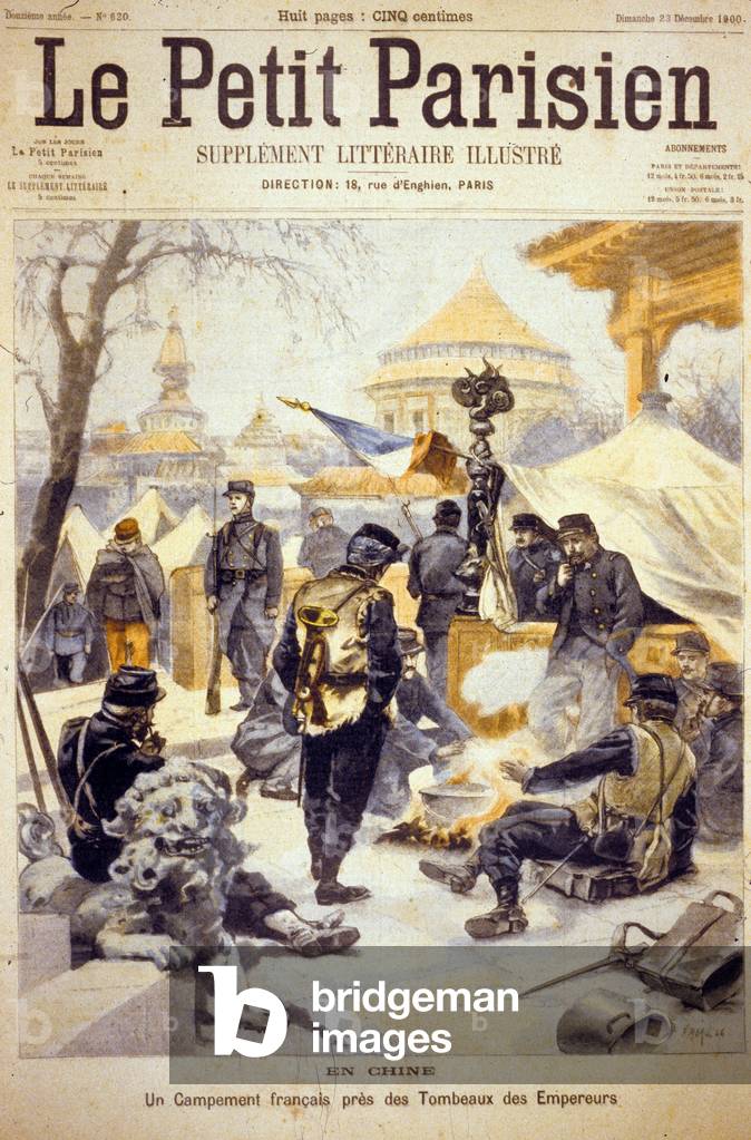 Frontpage of French newspaper 