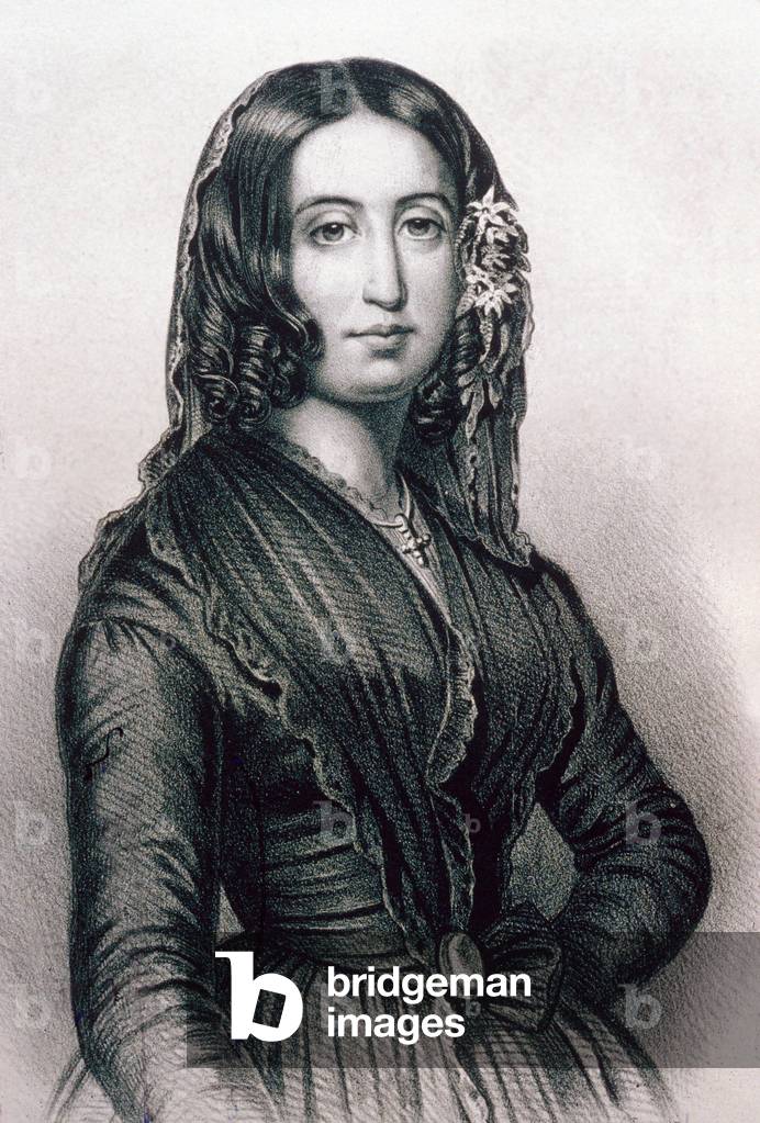 George Sand, 19th century (engraving)