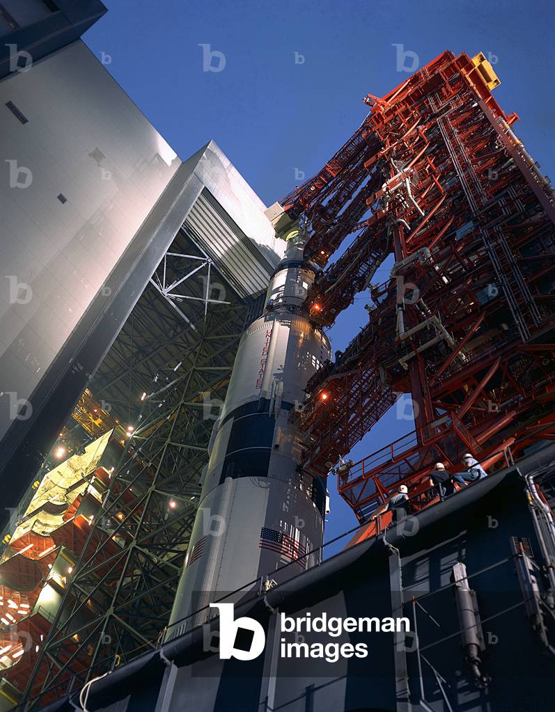 Apollo 12 Saturn V on Transporter, -Kennedy Space Center, November 14, 1969