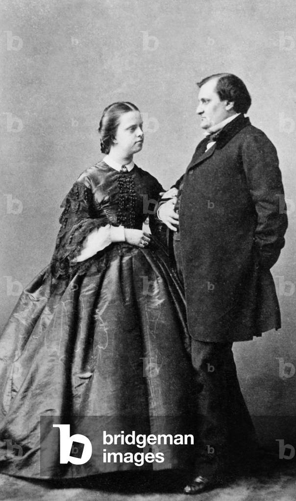Prince Napoleon Jerome (1822-1891) , cousin of Napoleon III , with his wife Princess Clotilde of Savoy , daughter of Vittorio Emanuele II