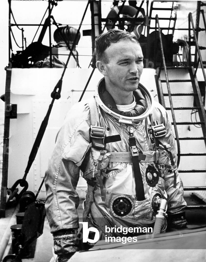 Michael Collins, Astronaut for American space programs (Gemeni 10 in 1966) here on May 25, 1967