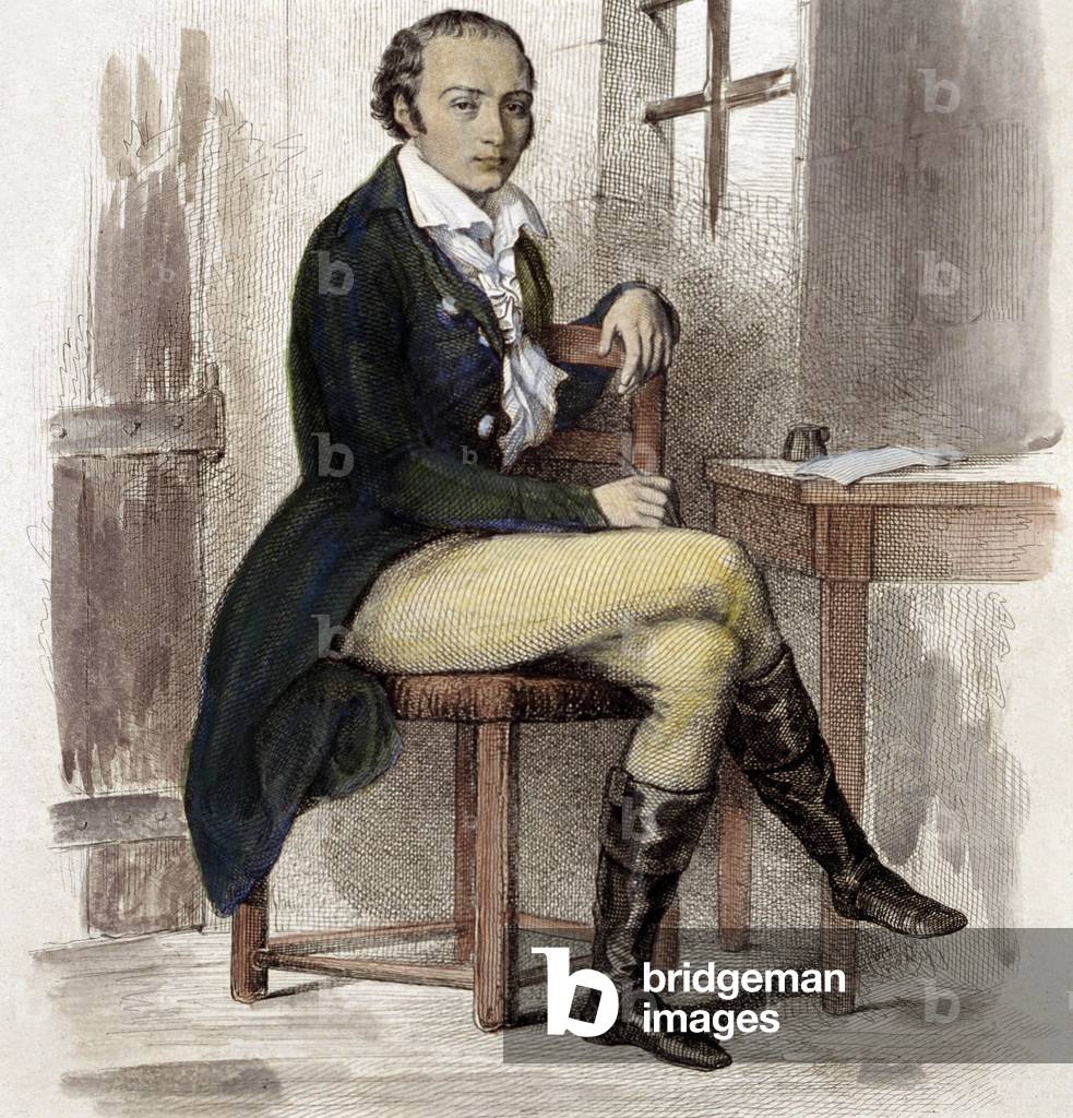 Andre Chenier (colour engraving)