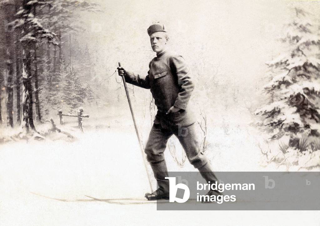 Fridtjof Wedel-Jarlsberg Nansen, 1896 (b/w photo)