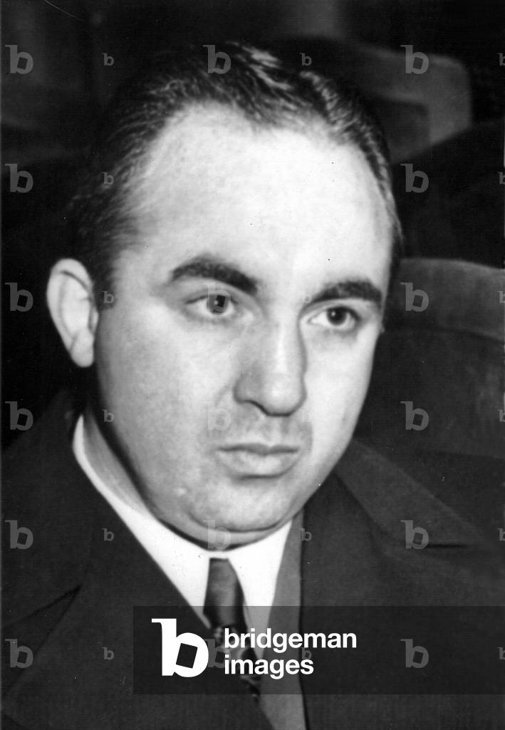 Mickey Cohen (1914-1976) American boxer and gangster here in 1950