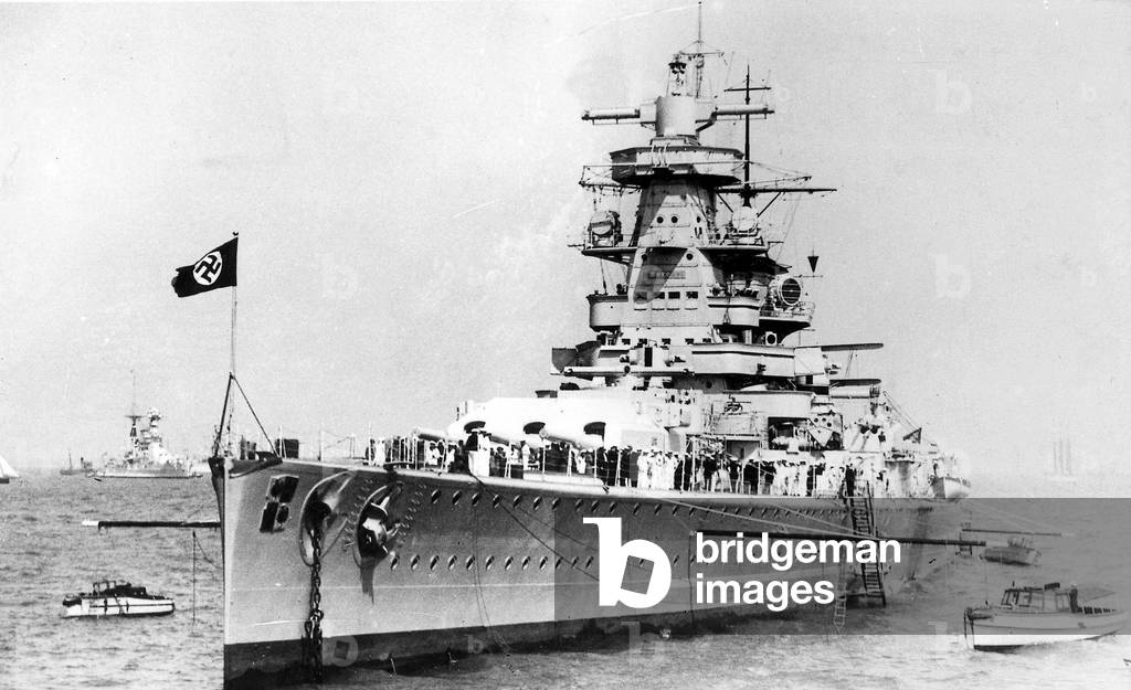 Graf Von Spee, German battleship who scuppered in 1939 in the Rio de la Plata estuary in Uruguay in 1939