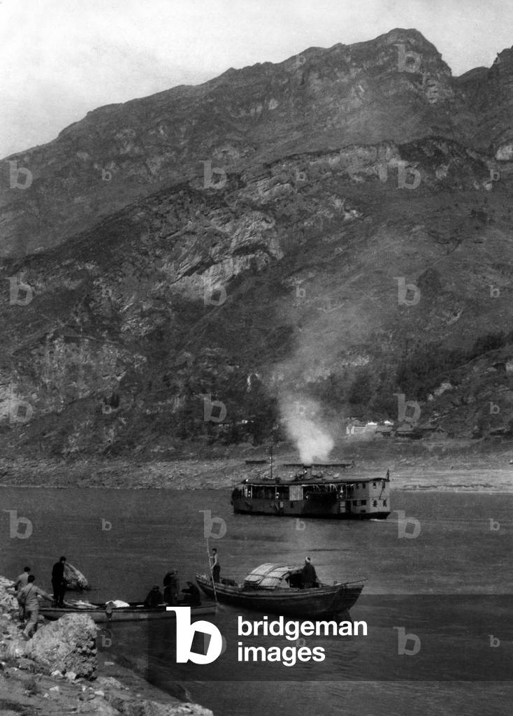 Asia's largest river Yangtze near Chungking Szechwan Province