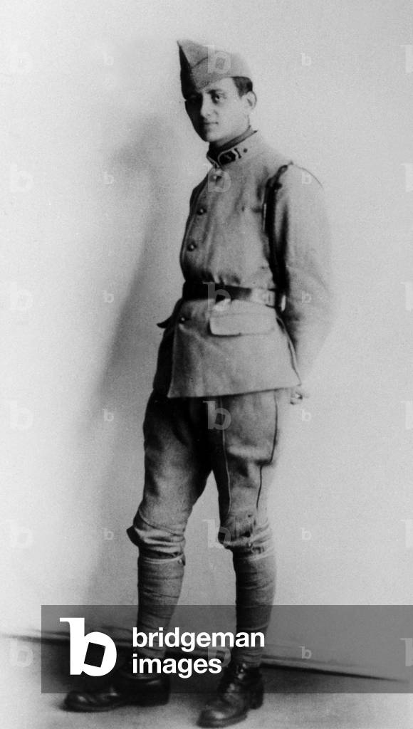 Andre Malraux (1901-1976) French writer, here wearing uniform c. 1920 ( unfit for service in 1922)