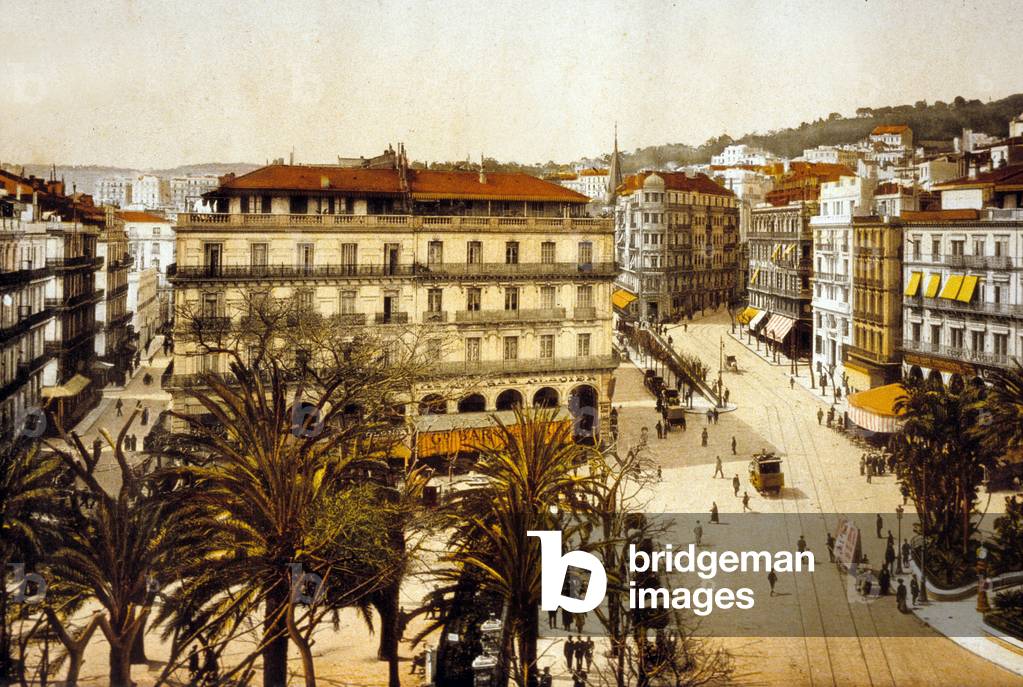 Bresson Square, Algiers, Algeria, c. 1900 (photo)