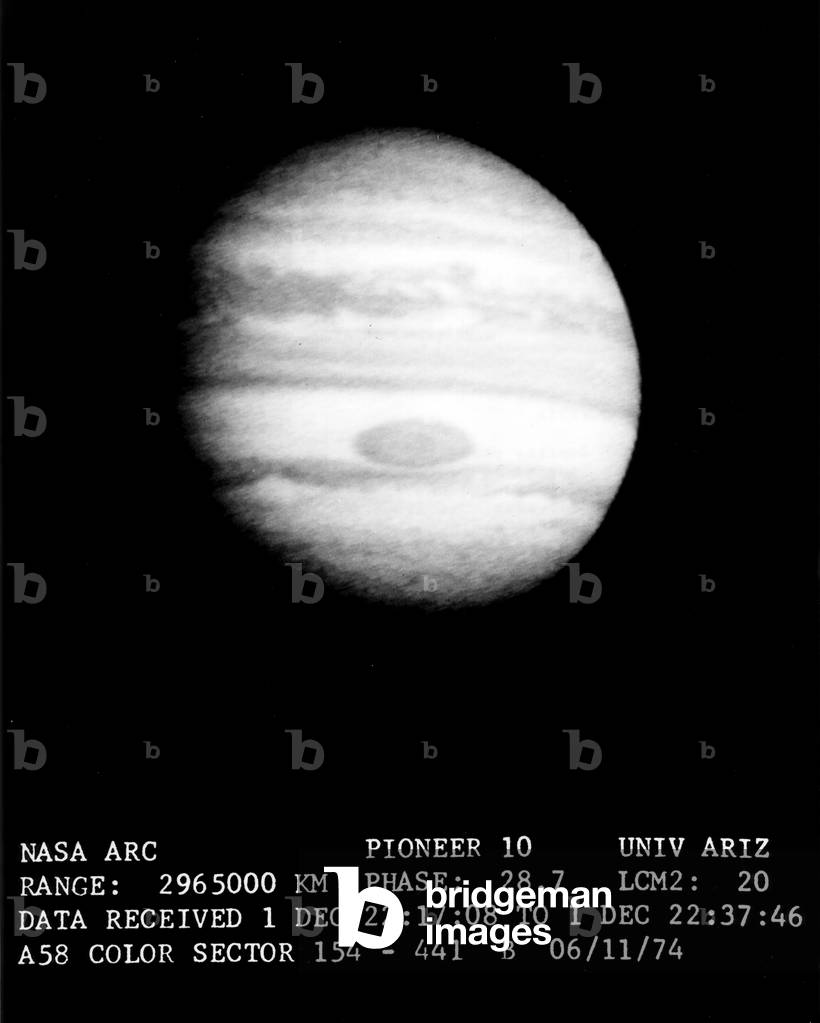View of Jupiter from Pioneer 10 December 1973