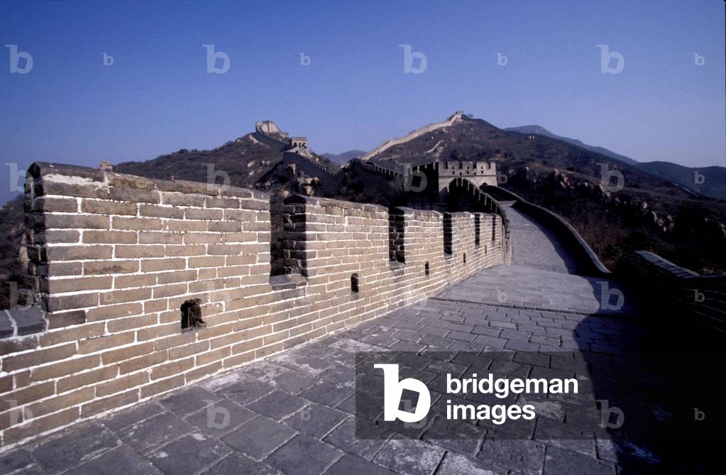 the Great Wall of China, photo taken on February 2001