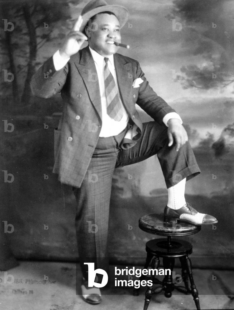 Roosevelt Sykes (1906-1984) one of the most famous and prolific blues pianists here c. 1960