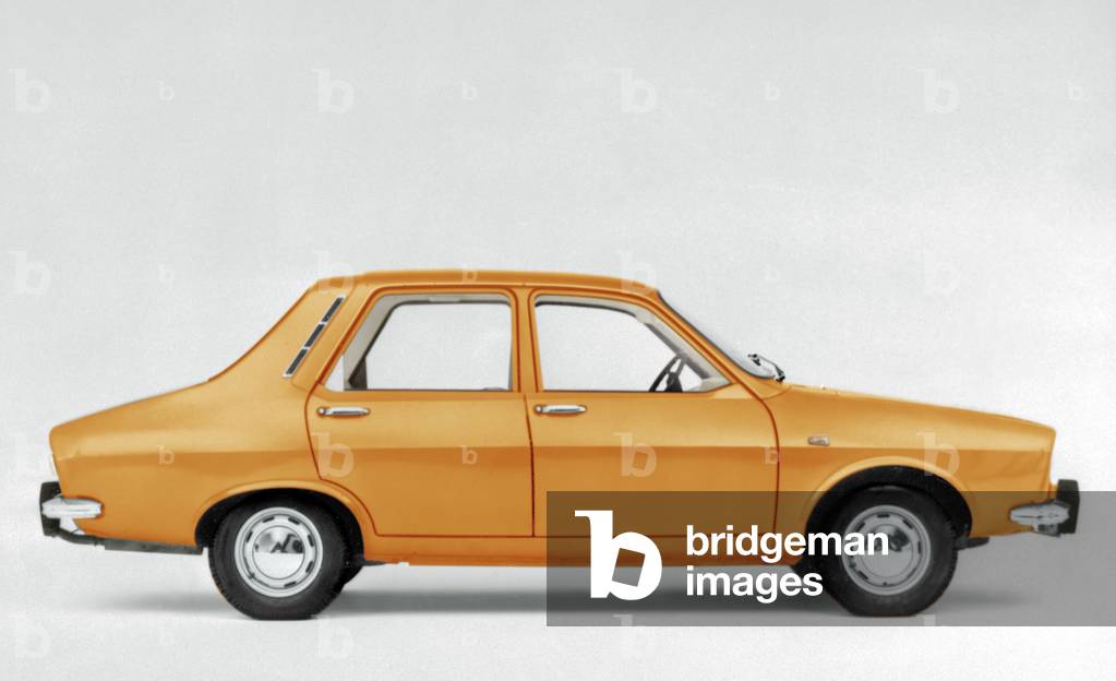 The car Renault 12, September 25, 1969, colourized document