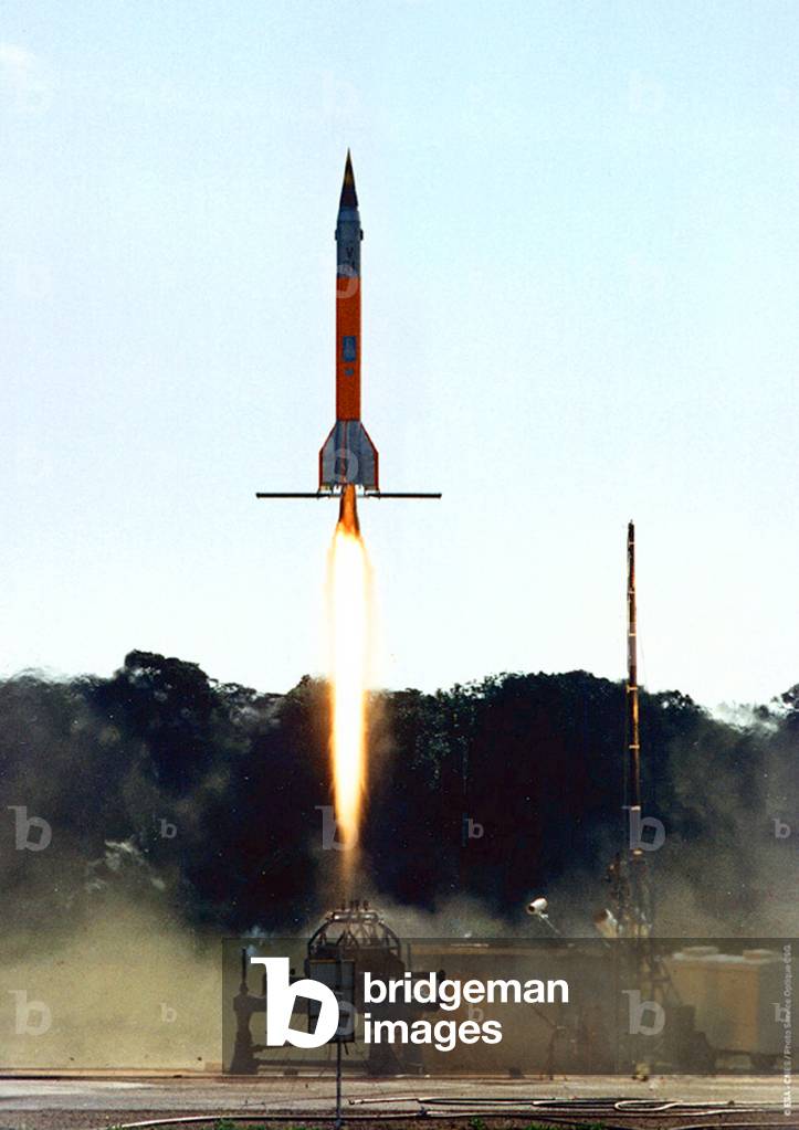 launching from Kuru, Guyana : Veronique, French sounding rocket 1968