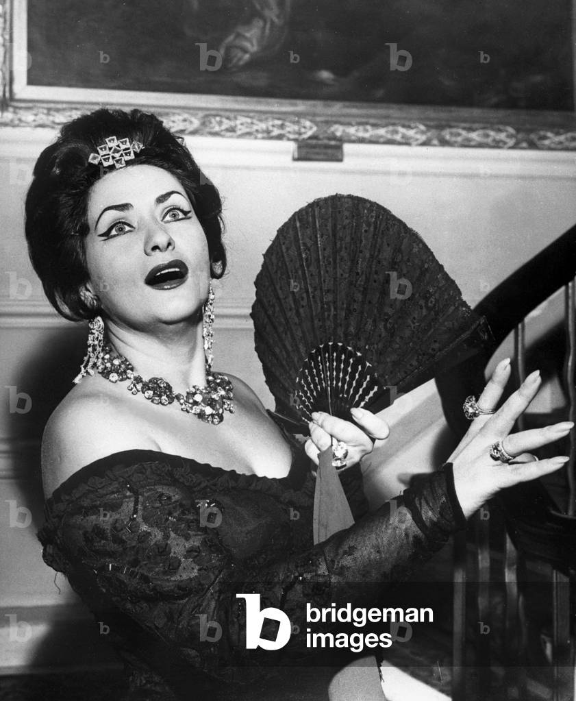 Virginia Zeani as Violetta in La Traviata, 1962 (photo)