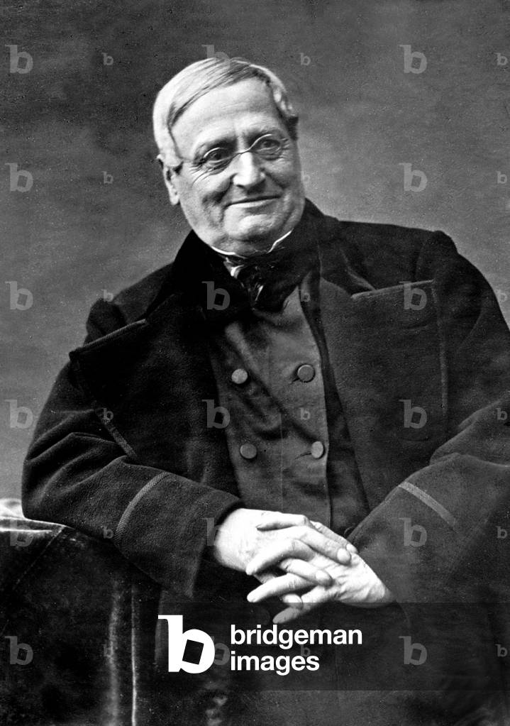 Henri Monnier (1799-1877) French writer, caricaturist , Actor playwright drauhtsman , picture by Nadar