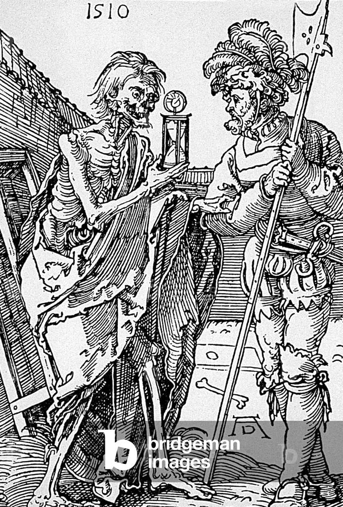 The death and the soldier, engraving, 1510