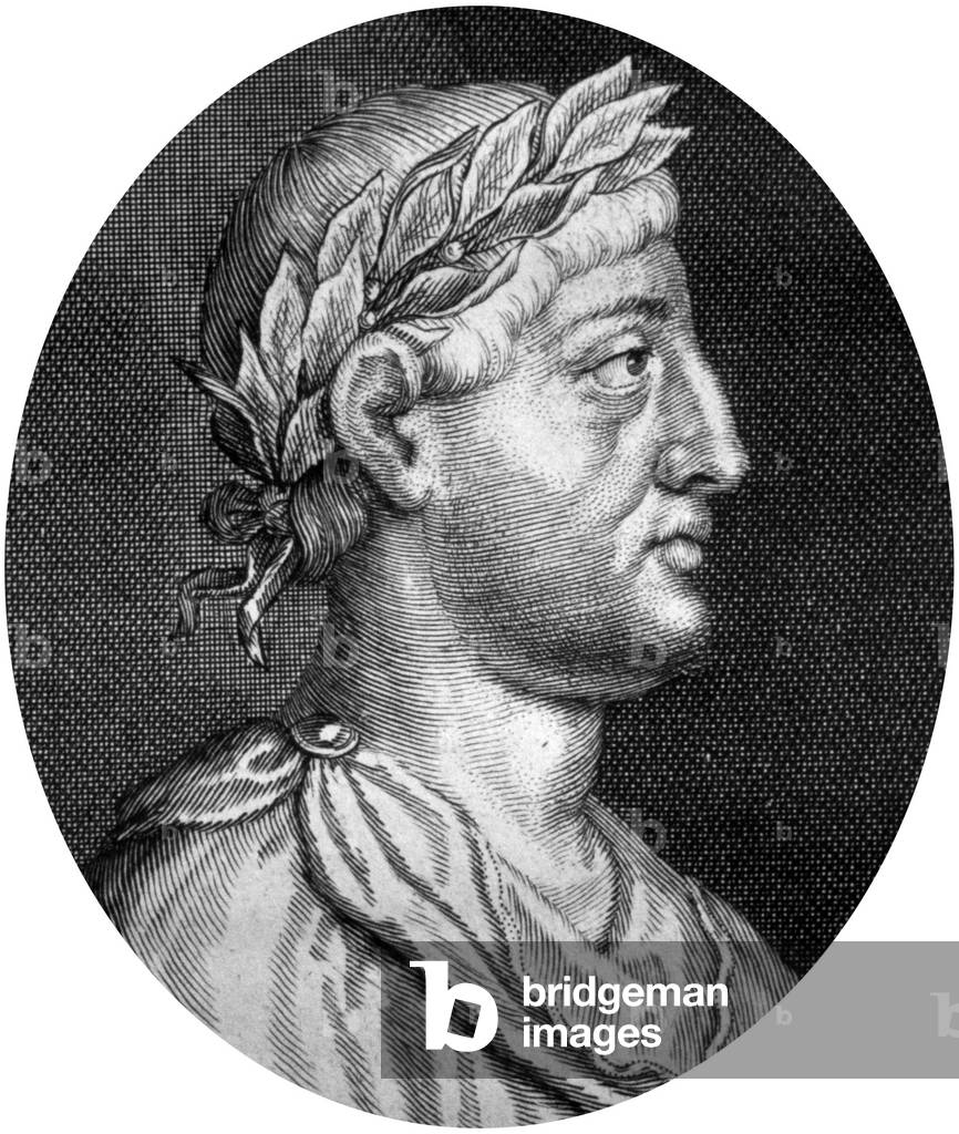 Louis 1st the Pious or the Good-humoured (778-840) King  of France in 814-840, engraving