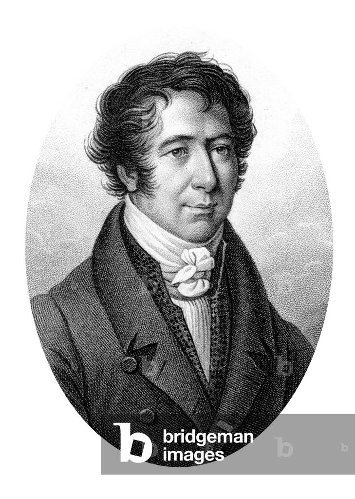 Francois Arago (1786-1853) French politician physicist and astronomer, director of the observatory of Paris, engraving, 19th century
