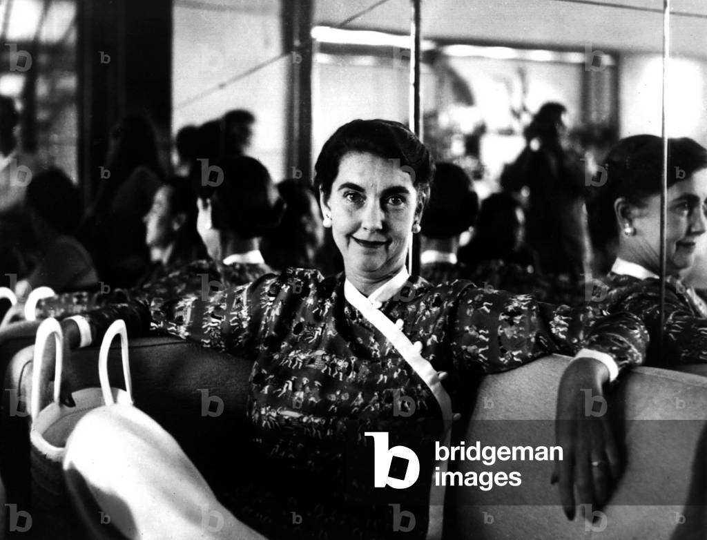 American socialite and Woolworth heiress Barbara Hutton (1912-1979) c. 1955