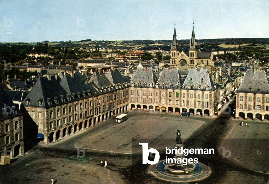 Charleville-Mezieres, France, postcard, c. 1962