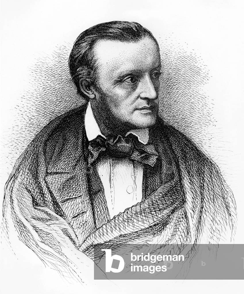 Richard Wagner (1813-1883) German composer, engraving