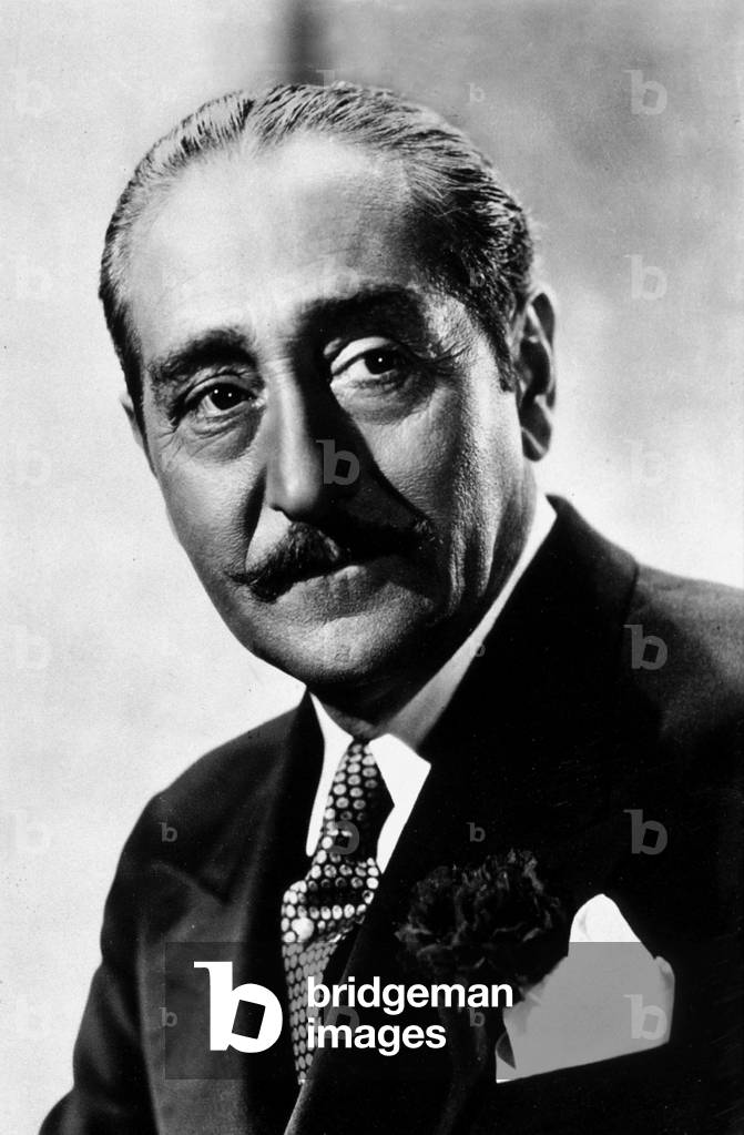 Adolphe Menjou (1890-1963) French Actor c. 1950